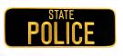 "STATE POLICE", "STATE TROOPER" or "TROOPER" Patch - 4" X 11"